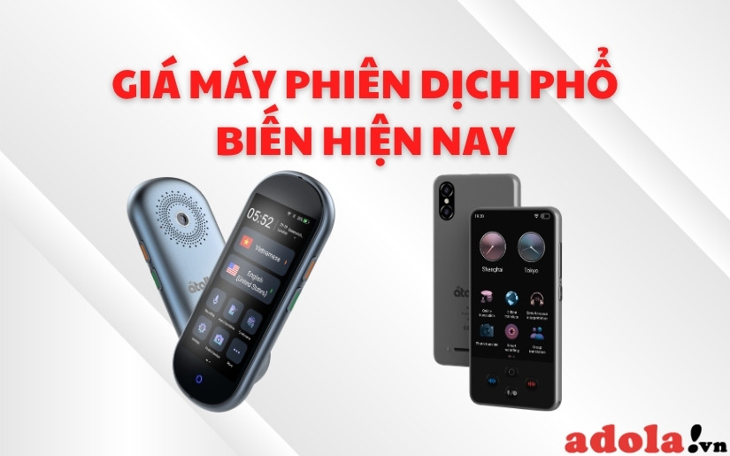 Giá Máy Phiên Dịch 2026: So Sánh 10 Mẫu Máy Đáng Mua