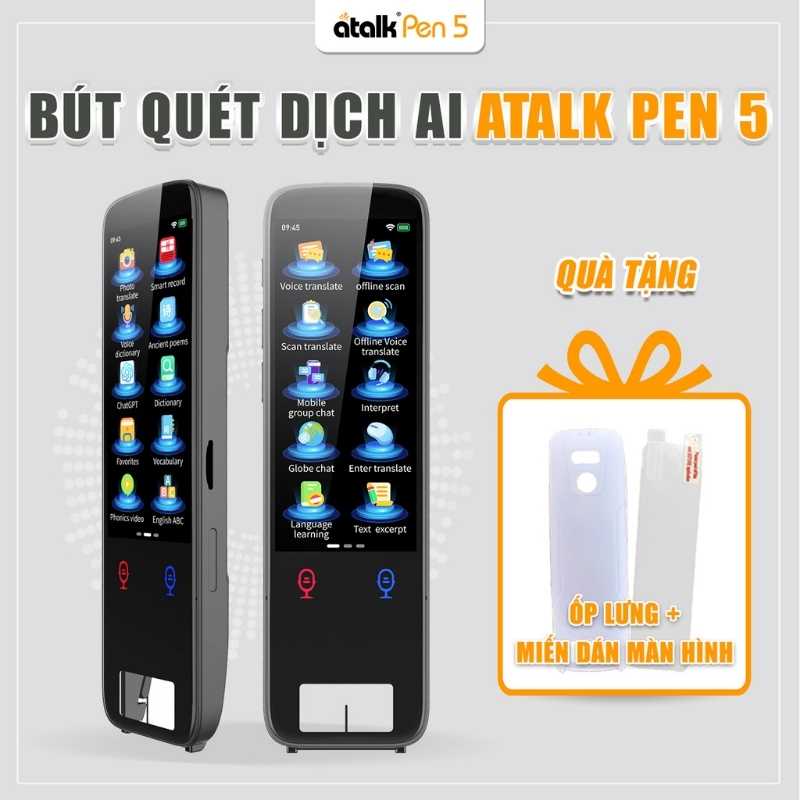 Full Combo bút dịch thuật ngôn ngữ Atalk Pen 5 Full Combo bút dịch thuật ngôn ngữ Atalk Pen 5