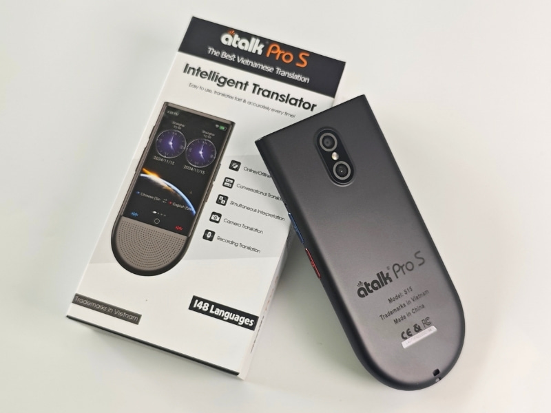Máy Dịch ATalk Pro S - Dịch Tự Động 148 Ngôn Ngữ - Không Cần Bấm Nút - Không Cần Chạm