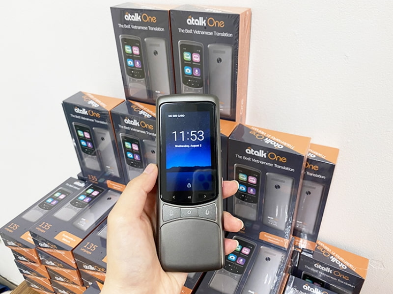 Máy Dịch Đa Ngôn Ngữ ATalk One - Dịch Offline Tiếng Việt Không Cần Kết Nối Mạng