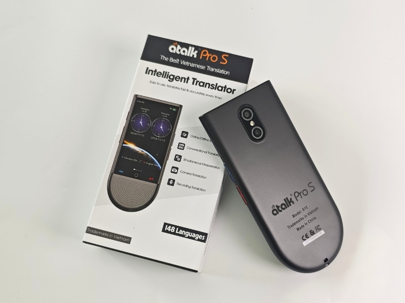 Máy Phiên Dịch Cao Cấp ATalk Pro S - Dịch Tự Động 148 Ngôn Ngữ - Không Cần Chạm Máy Phiên Dịch Cao Cấp ATalk Pro S - Dịch Tự Động 148 Ngôn Ngữ - Không Cần Chạm