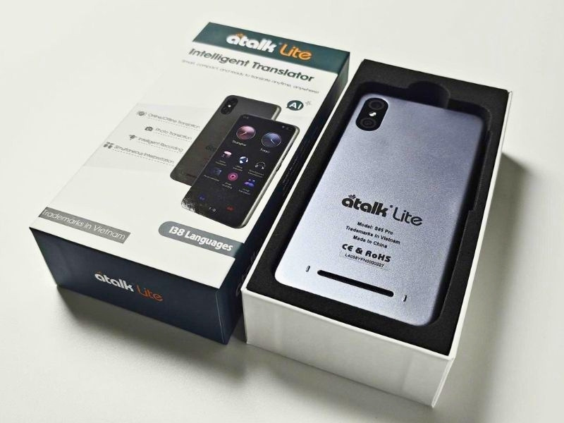 Máy Dịch Ngôn Ngữ Cầm Tay ATalk Lite Máy Dịch Ngôn Ngữ Cầm Tay ATalk Lite