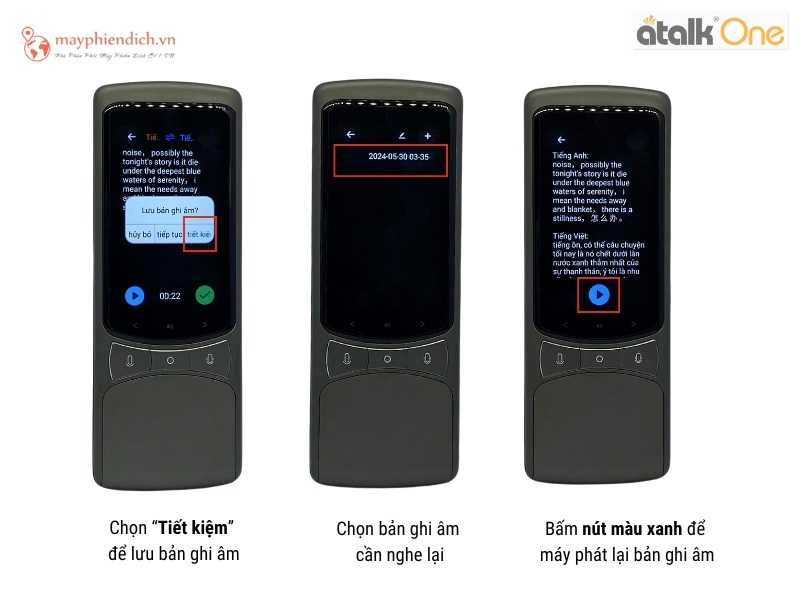 Tính năng này hữu ích trong các cuộc họp, bài giảng cần lưu giữ lại đoạn hội thoại