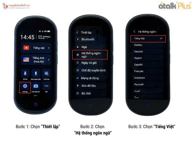 Bạn có thể cần điều chỉnh lại ngôn ngữ hệ thống