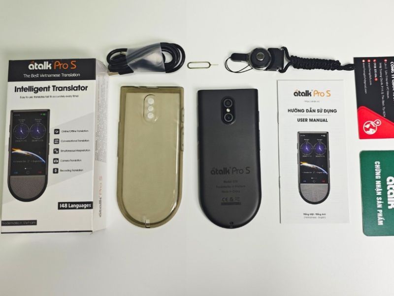 Bộ phụ kiện tiêu chuẩn đi kèm khi mua Atalk Pro S