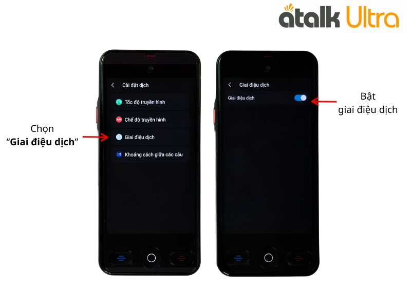 Tùy Chỉnh Giai Điệu Dịch