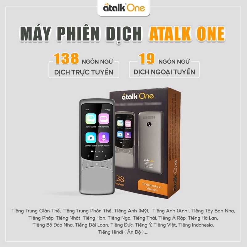 Máy Dịch Cầm Tay Tiếng Ba Lan ATalk One