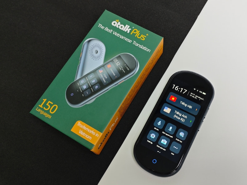 Máy Dịch 2 Chiều Tiếng Bồ Đào Nha - Việt ATalk Plus+ - Dịch Tự Động Không Cần Bấm Nút Máy Dịch 2 Chiều Tiếng Bồ Đào Nha - Việt ATalk Plus+ - Dịch Tự Động Không Cần Bấm Nút