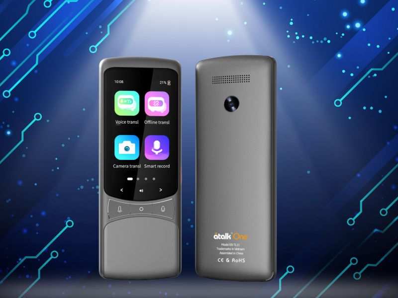 Atalk One là máy phiên dịch trực tiếp cầm tay hiện đại