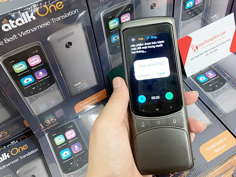 Máy Dịch Đa Ngôn Ngữ Cầm Tay ATalk One Máy Dịch Đa Ngôn Ngữ Cầm Tay ATalk One