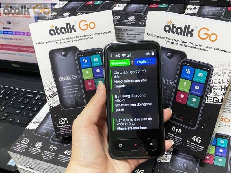 ATalk Go là một trong những dòng máy phiên dịch tiếng Lào sang tiếng Việt