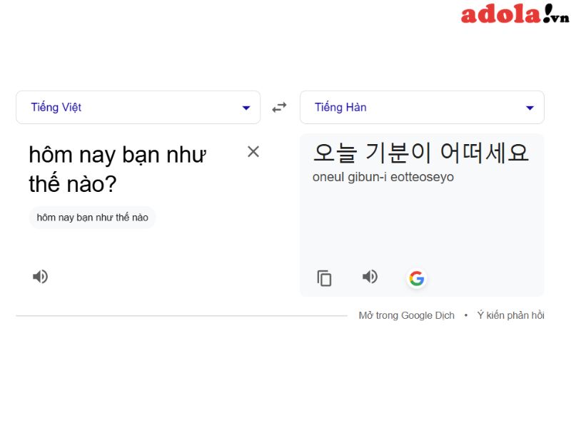 Phần Mềm Dịch Hàn - Việt Chính Xác Google Translate