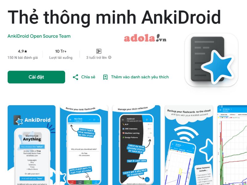 App Thẻ Thông Minh AnkiDroid App Thẻ Thông Minh AnkiDroid