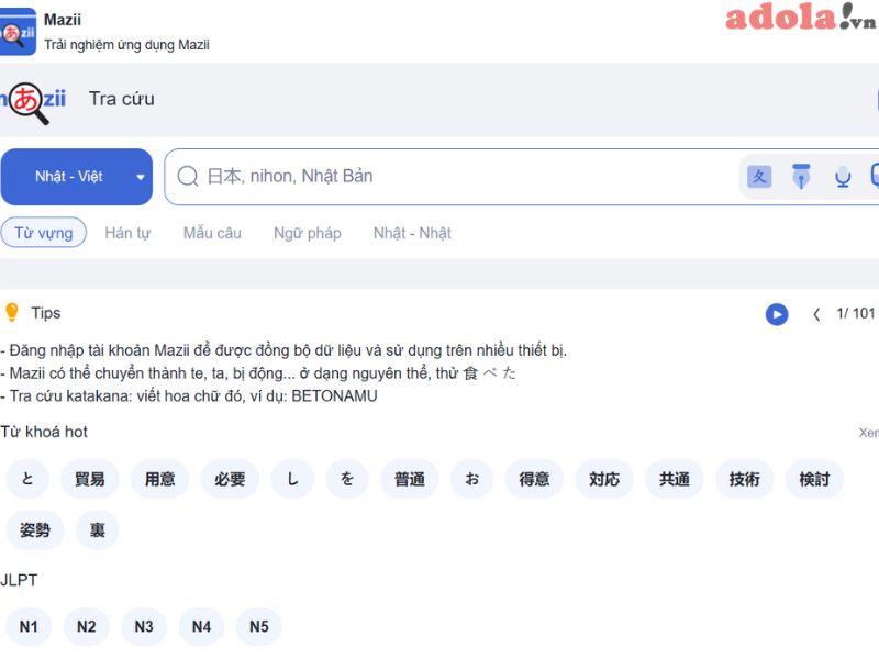 Phần Mềm Tra Cứu Từ Điển Việt - Nhật Mazii Phần Mềm Tra Cứu Từ Điển Việt - Nhật Mazii