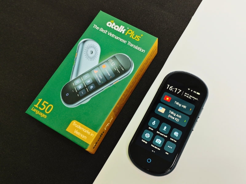Máy Phiên Dịch Đeo Tai ATalk Plus+ - Dịch Thuật Nhanh Chóng 150 Ngôn Ngữ